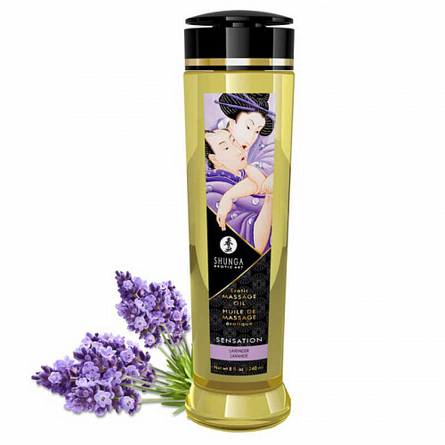 Масло массажное "SHUNGA" Чувство. Лаванда, 240 мл 1206SG Масло массажное "SHUNGA" Чувство. Лаванда, 240 мл 1206SG