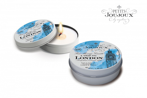 Массажная свеча "PETITS JOUJOUX LONDON" ревень и амбра, 33 гр 46765 Массажная свеча "PETITS JOUJOUX LONDON" ревень и амбра, 33 гр 46765