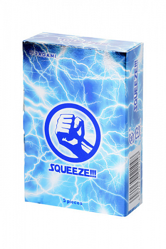 Презервативы "SAGAMI Squeeze" с шестью стимулирующими зонами, 5 шт 141063 Презервативы "SAGAMI Squeeze" с шестью стимулирующими зонами, 5 шт 141063