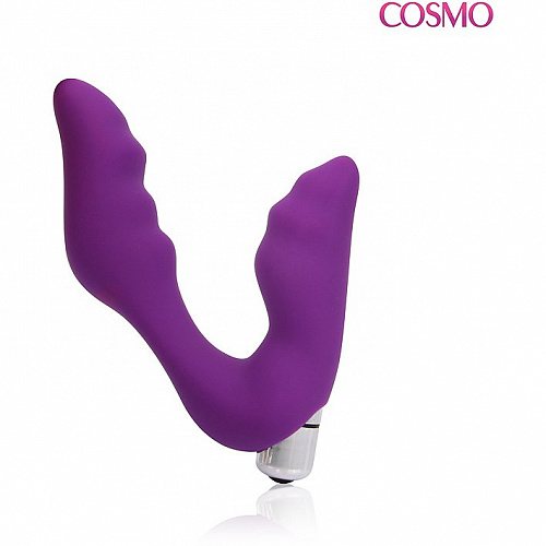 Вибромассажер "Cosmo" фиолетовый, 127х29/31 мм CSM-23089 Вибромассажер "Cosmo" фиолетовый, 127х29/31 мм CSM-23089