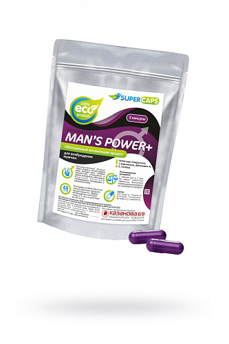 БАД "Man'sPower plus" 2 капсулы 150133 БАД "Man'sPower plus" 2 капсулы 150133