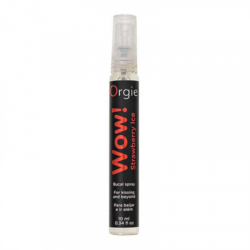 Оральный спрей "ORGIE WOW Strawberry" с охлаждающим и возбуждающим эффектом, 10 мл 51935 Оральный спрей "ORGIE WOW Strawberry" с охлаждающим и возбуждающим эффектом, 10 мл 51935
