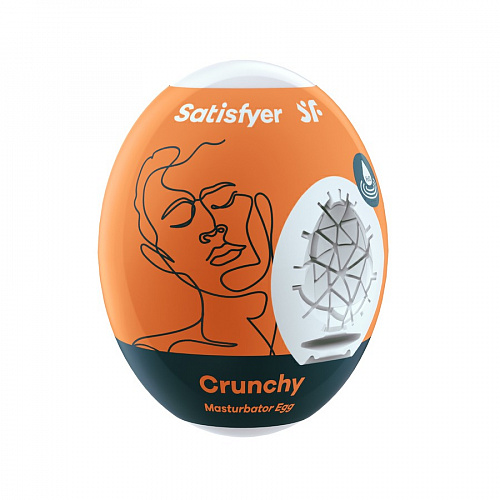 Мастурбатор "Satisfyer Egg Single Crunchy" 9043408 Мастурбатор "Satisfyer Egg Single Crunchy" 9043408