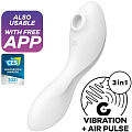 Satisfyer Curvy Trinity 5+ вакуумно-волновой стимулятор клитора + вибратор, белый 036557 Satisfyer Curvy Trinity 5+ вакуумно-волновой стимулятор клитора + вибратор, белый 036557