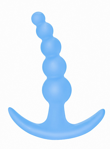 Анальная втулка "Bubbles Anal Plug" голубая 5001-02 Анальная втулка "Bubbles Anal Plug" голубая 5001-02