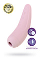 Satisfyer Curvy 2+, вибро-вакуум-волновой стимулятор клитора с приложением, розовый Satisfyer Curvy 2+, вибро-вакуум-волновой стимулятор клитора с приложением, розовый
