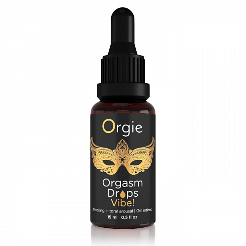 Возбуждающий гель для клитора "ORGIE Orgasm Drops vibe!" персик, 15 мл 51652 Возбуждающий гель для клитора "ORGIE Orgasm Drops vibe!" персик, 15 мл 51652