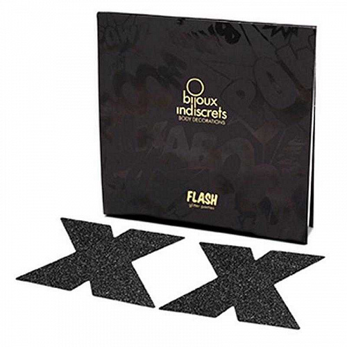 Bijoux Украшение на грудь "FLASH CROSS" черное 0158 Bijoux Украшение на грудь "FLASH CROSS" черное 0158
