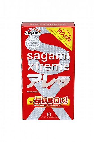 Презервативы "SAGAMI Xtreme Feel Long" ультрапрочные, 10 шт 143159 Презервативы "SAGAMI Xtreme Feel Long" ультрапрочные, 10 шт 143159