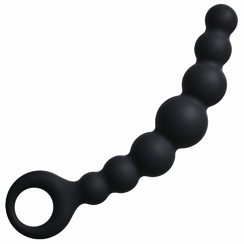 Анальная упругая цепочка "Flexible Wand" черная 4202-01 Анальная упругая цепочка "Flexible Wand" черная 4202-01