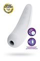 Satisfyer Curvy 2+, вибро-вакуум-волновой стимулятор клитора с приложением, белый Satisfyer Curvy 2+, вибро-вакуум-волновой стимулятор клитора с приложением, белый