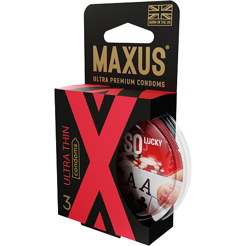 Презервативы "MAXUS Ultra Thin" в пластиковом кейсе, ультратонкие, 3 шт 0901-065 Презервативы "MAXUS Ultra Thin" в пластиковом кейсе, ультратонкие, 3 шт 0901-065