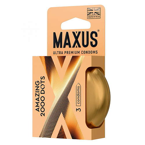 Презервативы "MAXUS 2000 Amazing Dots" в железном кейсе, точечные, 3 шт 0901-112 Презервативы "MAXUS 2000 Amazing Dots" в железном кейсе, точечные, 3 шт 0901-112