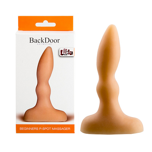 Анальная втулка "Beginners p-spot massager" телесная 510221 Анальная втулка "Beginners p-spot massager" телесная 510221
