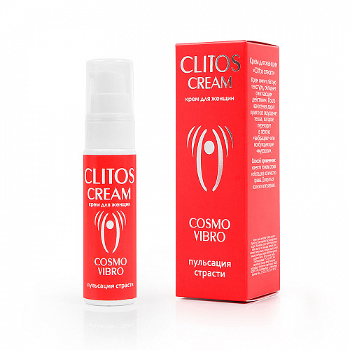 Возбуждающий крем "CLITOS CREAM Cosmo vibro" 25 г 23149 Возбуждающий крем "CLITOS CREAM Cosmo vibro" 25 г 23149