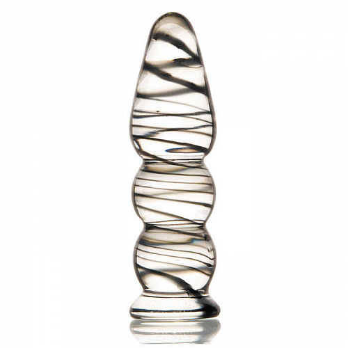Анальная втулка "Sexus Glass" 13 х 3.5 см, стекло 912034 Анальная втулка "Sexus Glass" 13 х 3.5 см, стекло 912034