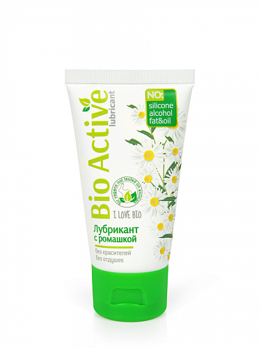 Гель-лубрикант "BIO ACTIVE" с ромашкой, 50 г 27008 Гель-лубрикант "BIO ACTIVE" с ромашкой, 50 г 27008