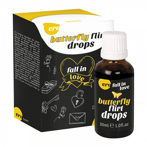 Капли для мужчин и женщин "Butterfly flirt drops" 30 мл Капли для мужчин и женщин "Butterfly flirt drops" 30 мл