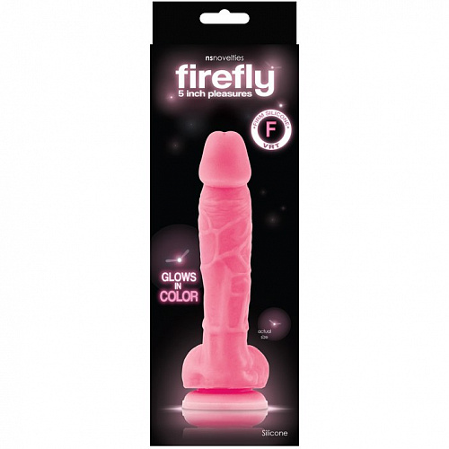 Фаллоимитатор, светящийся в темноте "Firefly 5 Pleasures Dildo" NSN-0485-14 Фаллоимитатор, светящийся в темноте "Firefly 5 Pleasures Dildo" NSN-0485-14