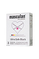 Презервативы "Masculan Ultra Safe Black" ультрапрочные, черные, 3 шт 11753 Презервативы "Masculan Ultra Safe Black" ультрапрочные, черные, 3 шт 11753