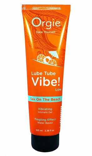 Гель с эффектом вибрации "ORGIE Lube Tube Vibe Low Sex On The Beach" 100 мл 17526 Гель с эффектом вибрации "ORGIE Lube Tube Vibe Low Sex On The Beach" 100 мл 17526