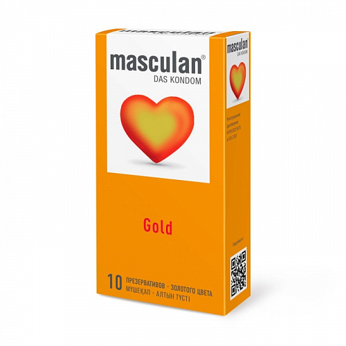 Презервативы "Masculan 5 Ultra" ультратонкие золотые, 10 шт 18504 Презервативы "Masculan 5 Ultra" ультратонкие золотые, 10 шт 18504