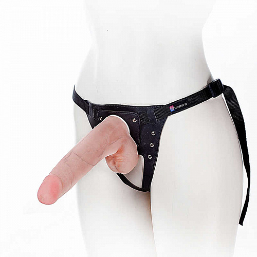 Страпон "Harness" киберкожа, 22.5 x 4.5 см 033003 Страпон "Harness" киберкожа, 22.5 x 4.5 см 033003