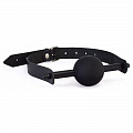 Кляп-шар "BDSM" чёрный, натуральная кожа 3396-1 Кляп-шар "BDSM" чёрный, натуральная кожа 3396-1