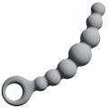 Анальная упругая цепочка "Flexible Wand" серая 4202-03 Анальная упругая цепочка "Flexible Wand" серая 4202-03