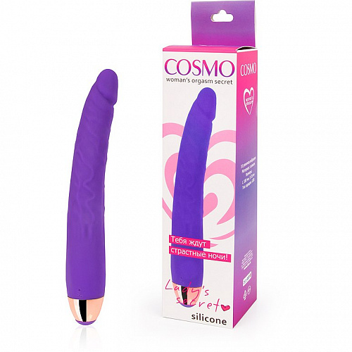 Вибратор "Cosmo" фиолетовый, 10 режимов, перезаряжаемый CSM-23151 Вибратор "Cosmo" фиолетовый, 10 режимов, перезаряжаемый CSM-23151